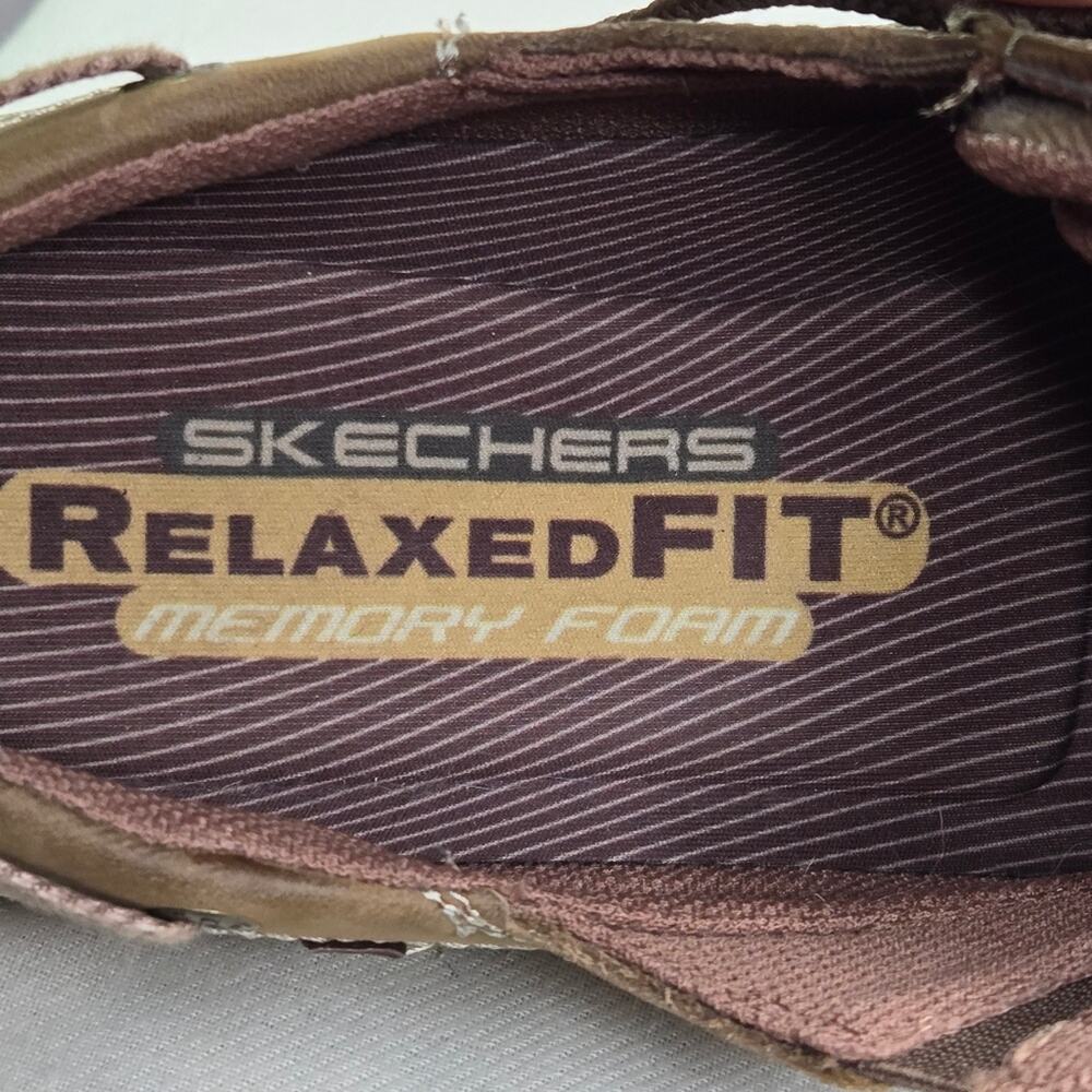 Skechers Relaxed Fit Memory Foam Men's Brown Casual Shoes USA Size 10 - Picture 11 of 11
